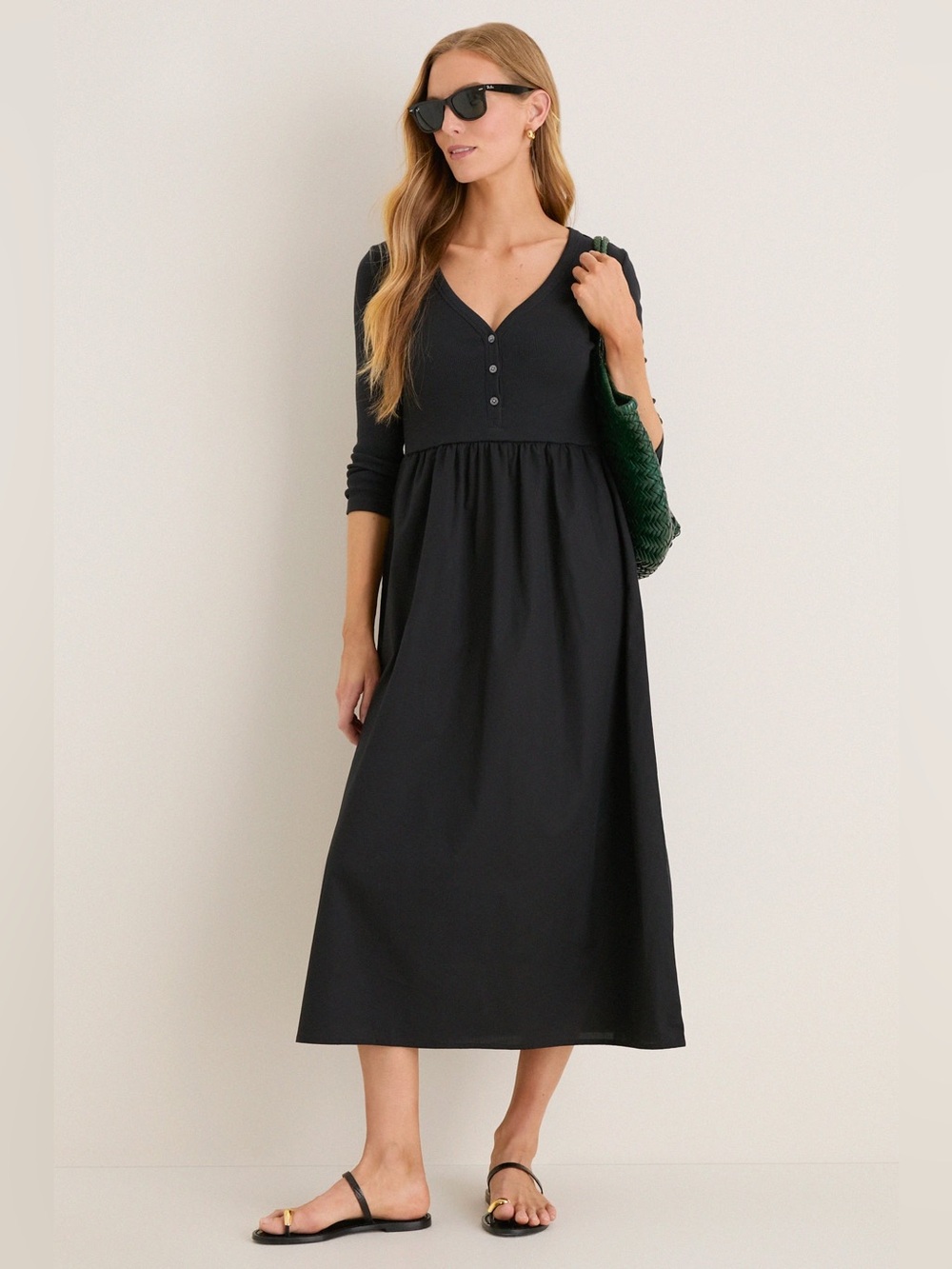 TUCKERNUCK Black Mixed Media Lizzie Dress XXL